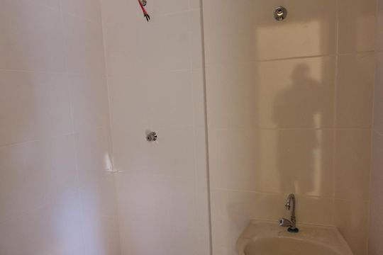 Banheiro  de apartamento à venda com 1 quarto, 34m² em Jardim Nordeste, São Paulo