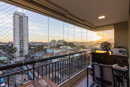 Varanda de apartamento para alugar com 2 quartos, 72m² em Vila Pereira Barreto, São Paulo