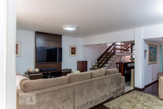 Sala de casa à venda com 5 quartos, 500m² em Jardim, Santo André