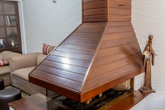 Lareira de casa à venda com 5 quartos, 500m² em Jardim, Santo André