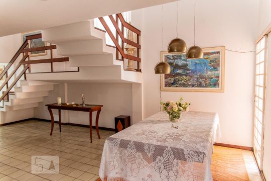 Sala de Jantar de casa à venda com 5 quartos, 500m² em Jardim, Santo André