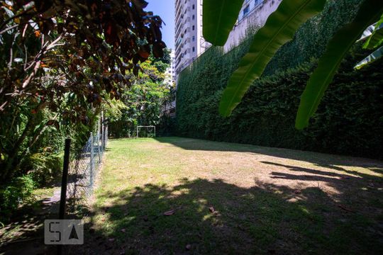 Área comum - Campo de futebol de apartamento à venda com 1 quarto, 55m² em Gávea, Rio de Janeiro