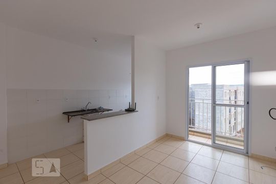 Sala de apartamento para alugar com 2 quartos, 48m² em Bomfim Paulista , Ribeirão Preto