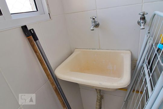Área de Serviço de apartamento à venda com 2 quartos, 49m² em Parque Albina, Taboão da Serra
