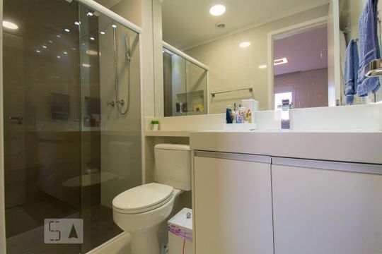 Banheiro da Suíte de apartamento à venda com 2 quartos, 63m² em Vila  da Saúde , São Paulo