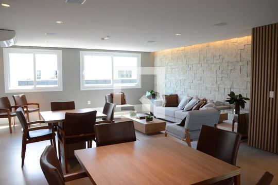 Salão de festas de apartamento à venda com 1 quarto, 38m² em Marechal Rondon, Canoas