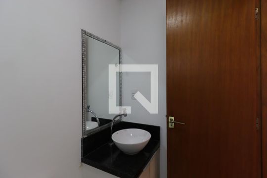 Banheiro da Suíte de apartamento à venda com 2 quartos, 55m² em Campestre, Santo André