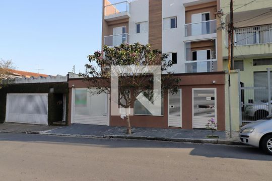 Fachada de apartamento à venda com 2 quartos, 55m² em Campestre, Santo André