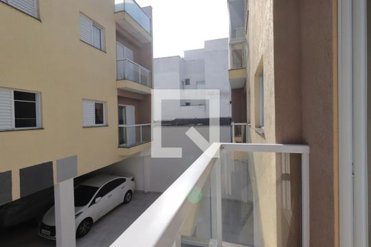 Sacada da Suíte de apartamento à venda com 2 quartos, 55m² em Campestre, Santo André