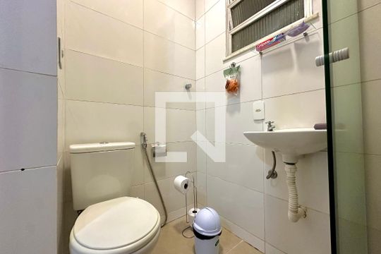 Banheiro de kitnet/studio à venda com 1 quarto, 20m² em Centro, Rio de Janeiro