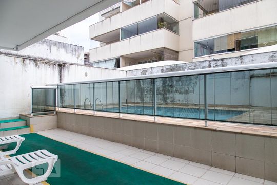 Área comum - piscina de apartamento à venda com 3 quartos, 97m² em Recreio dos Bandeirantes, Rio de Janeiro