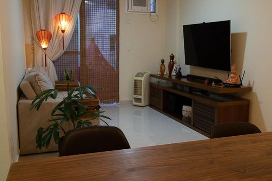 Sala de apartamento à venda com 3 quartos, 97m² em Recreio dos Bandeirantes, Rio de Janeiro
