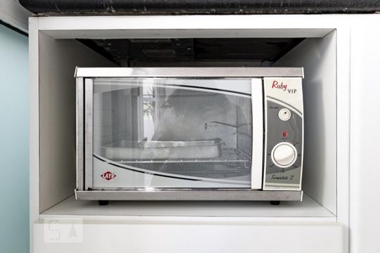 Cozinha de apartamento para alugar com 1 quarto, 76m² em Vila Madalena, São Paulo