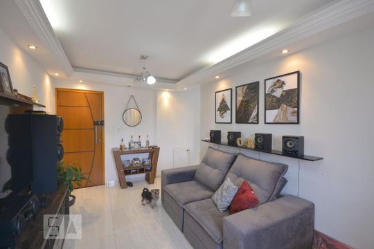 Sala de apartamento à venda com 2 quartos, 70m² em Vila Moinho Velho, São Paulo