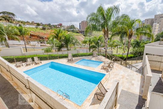 Área comum - Piscina de apartamento para alugar com 3 quartos, 78m² em Buritis, Belo Horizonte