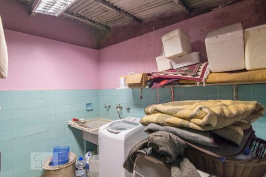 Área de Serviço de casa para alugar com 3 quartos, 100m² em Vila Guiomar, Santo André
