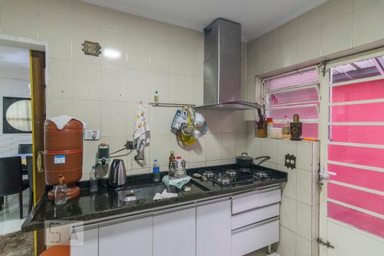 Cozinha de casa para alugar com 3 quartos, 100m² em Vila Guiomar, Santo André