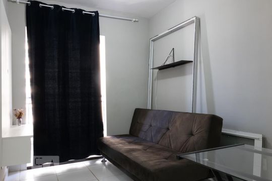 Sala de apartamento para alugar com 1 quarto, 43m² em Sul (águas Claras), Brasília