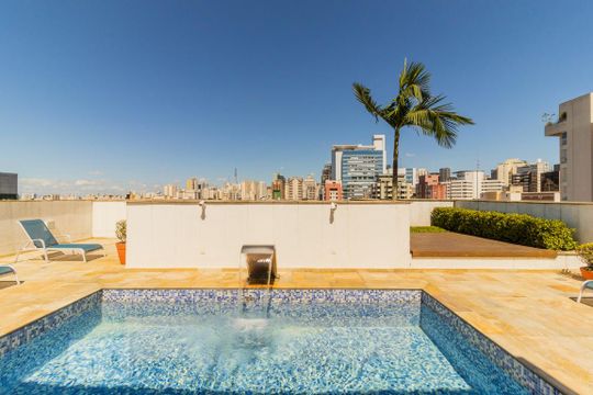 Piscina de apartamento à venda com 1 quarto, 50m² em Consolação, São Paulo