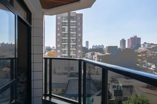 Varanda da Sala de apartamento à venda com 3 quartos, 120m² em Centro, São Bernardo do Campo