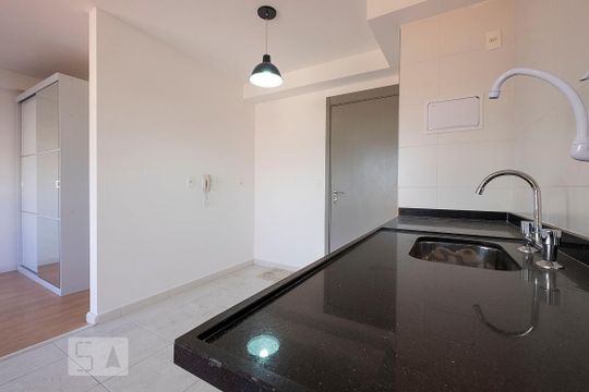 Cozinha de kitnet/studio à venda com 1 quarto, 35m² em Vila Madalena, São Paulo