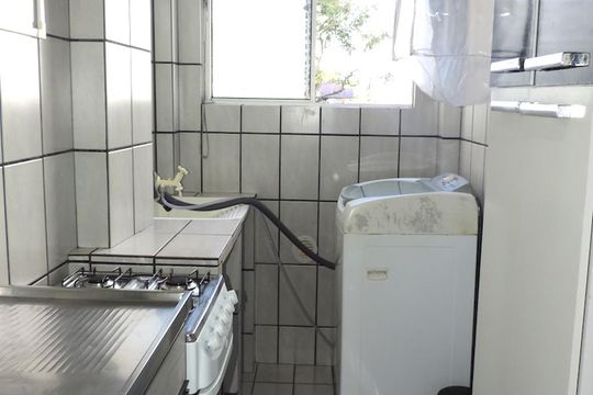 Cozinha de apartamento para alugar com 2 quartos, 49m² em Itacorubi, Florianópolis
