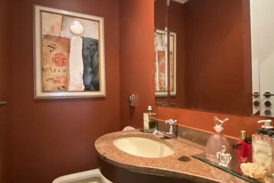 Lavabo de apartamento à venda com 3 quartos, 212m² em Jardim Ampliação, São Paulo