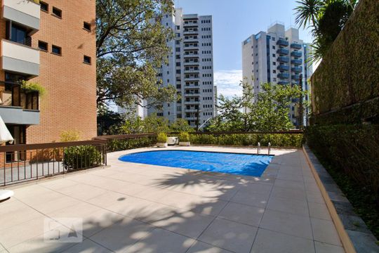 Área comum - Piscina de apartamento para alugar com 4 quartos, 197m² em Vila Andrade, São Paulo