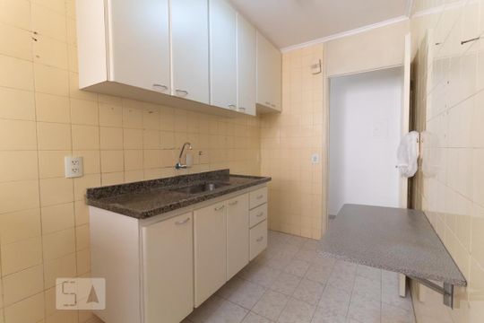 Cozinha e Área de Serviço de apartamento para alugar com 2 quartos, 50m² em Vila Carmosina, São Paulo