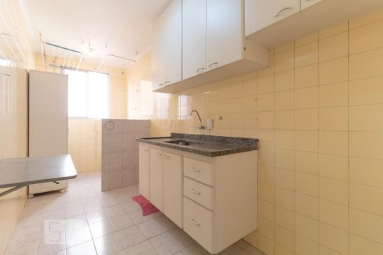 Cozinha e Área de Serviço de apartamento para alugar com 2 quartos, 50m² em Vila Carmosina, São Paulo