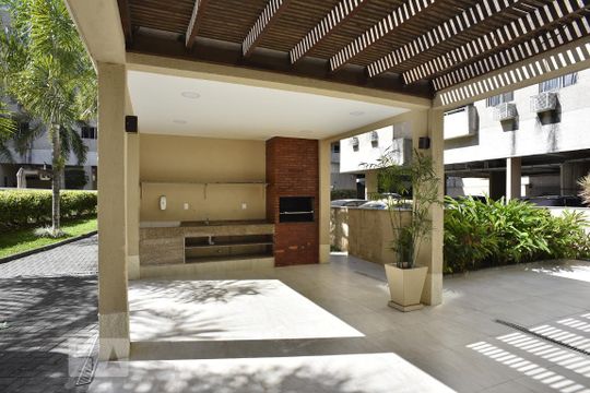 Área comum - Churrasqueira de apartamento à venda com 3 quartos, 74m² em Taquara, Rio de Janeiro