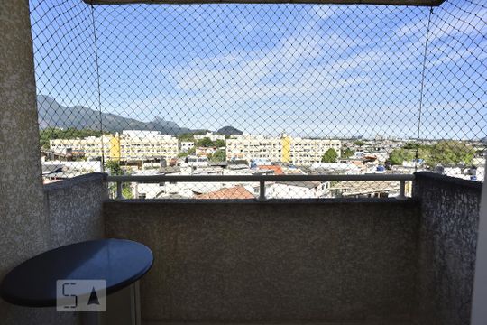 Varanda de apartamento à venda com 2 quartos, 54m² em Taquara, Rio de Janeiro