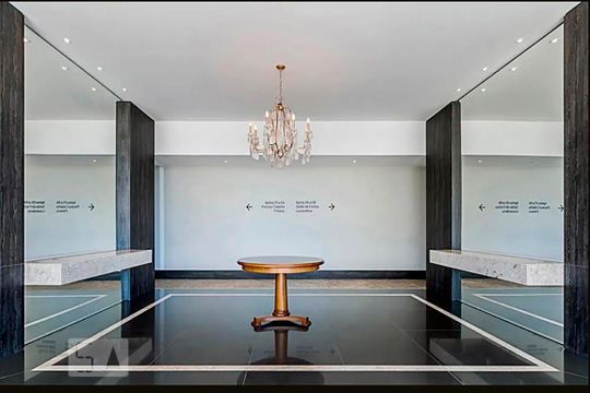 Hall de Entrada de kitnet/studio à venda com 1 quarto, 45m² em Petrópolis, Porto Alegre