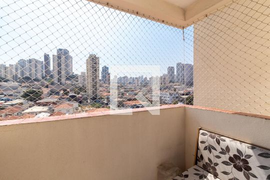 Varanda da Sala de apartamento à venda com 1 quarto, 50m² em Santana, São Paulo