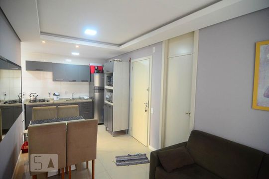 Sala de apartamento à venda com 3 quartos, 89m² em Bairro Fátima, Canoas
