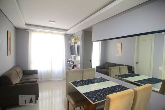Sala de apartamento à venda com 3 quartos, 89m² em Bairro Fátima, Canoas