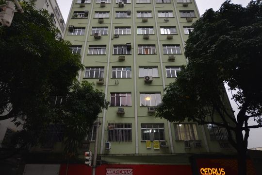 Fachada de apartamento à venda com 1 quarto, 30m² em Humaitá, Rio de Janeiro
