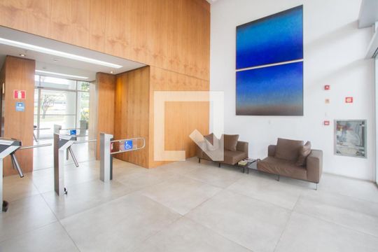 Hall de kitnet/studio para alugar com 1 quarto, 41m² em Santo Amaro, São Paulo