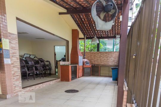 Área comum - Churrasqueira de apartamento à venda com 3 quartos, 110m² em Freguesia (jacarepaguá), Rio de Janeiro