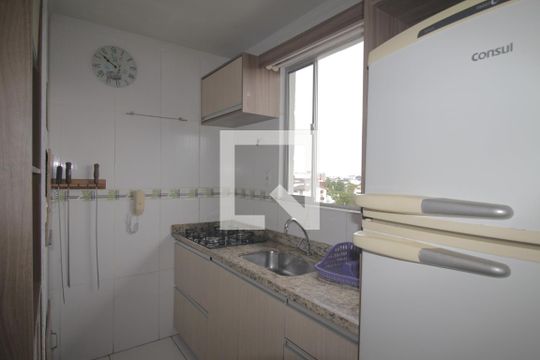 Cozinha de apartamento à venda com 2 quartos, 60m² em Nossa Senhora das Gracas, Canoas
