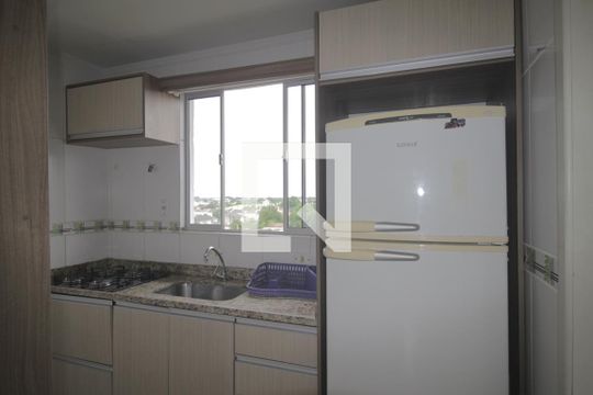 Cozinha de apartamento à venda com 2 quartos, 60m² em Nossa Senhora das Gracas, Canoas