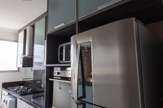 Cozinha - Armários de apartamento para alugar com 2 quartos, 52m² em Recanto Quarto Centenário, Jundiaí