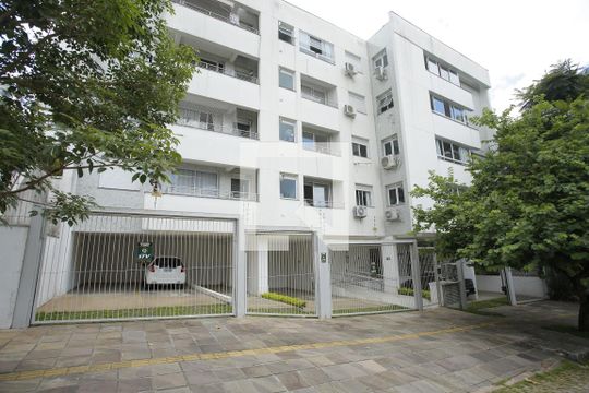 Fachada de apartamento para alugar com 1 quarto, 53m² em Petrópolis, Porto Alegre