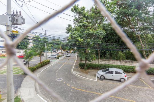 Varanda da Sala Vista de apartamento à venda com 2 quartos, 56m² em Taquara, Rio de Janeiro