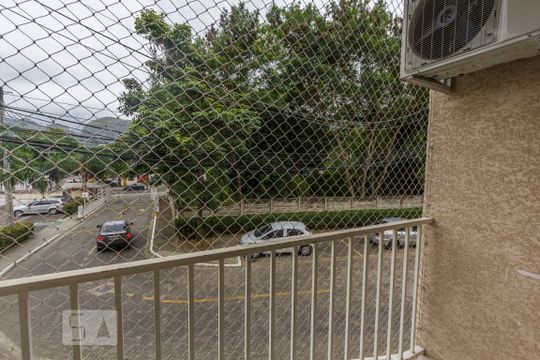 Varanda da Sala de apartamento à venda com 2 quartos, 56m² em Taquara, Rio de Janeiro