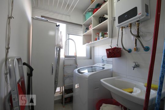 Área de serviço de apartamento à venda com 2 quartos, 67m² em Vila Água Funda, São Paulo