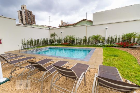 Área comum - Piscina de kitnet/studio para alugar com 1 quarto, 46m² em Centro, Campinas