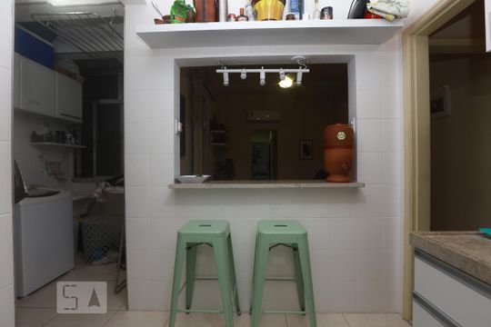 Cozinha de apartamento para alugar com 2 quartos, 58m² em Tijuca, Rio de Janeiro