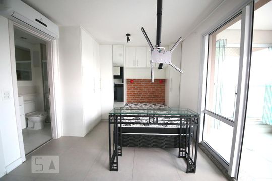Quarto de apartamento à venda com 1 quarto, 34m² em Jardim Aeroporto, São Paulo