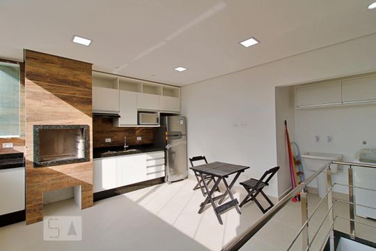 Cozinha de apartamento à venda com 1 quarto, 65m² em Jardim Ampliação, São Paulo